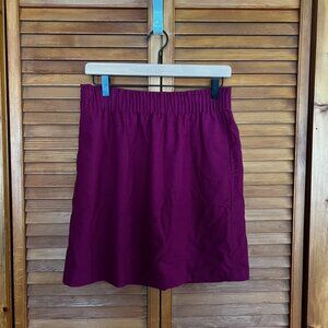 J.Crew Magenta Elastic Waist Skirt